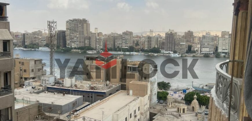 شقة 115 م² للبيع اول شارع المحطه مع البحر الاعظم فيو النيل