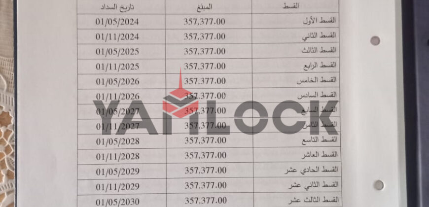 شقة 192 م² للبيع عماره E نموذج 3 بكمبوند راقيه الابراهيمه – الاسكندرية