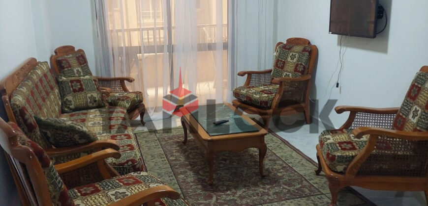 شقة 140 م² للايجار مفروش في شارع اطلس متفرع من الكورنيش مباشره برج الحكمه – الاسكندرية