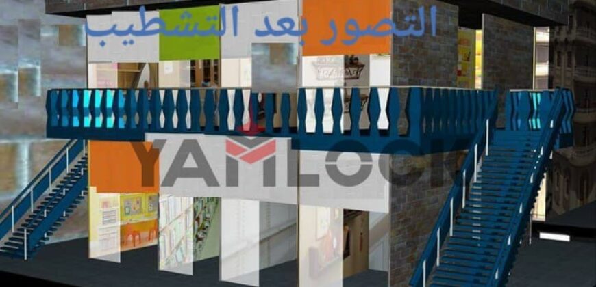 مول تجاري دورين ارضي وعلوي 1000 م² للايجار بحدائق الأهرام بجوار المتحف المصري الكبير