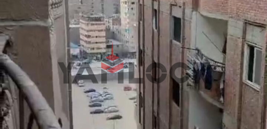 شقة 155 م² للبيع بدون تشطيب – إطلالة شارع جانبي في عين شمس – القاهرة