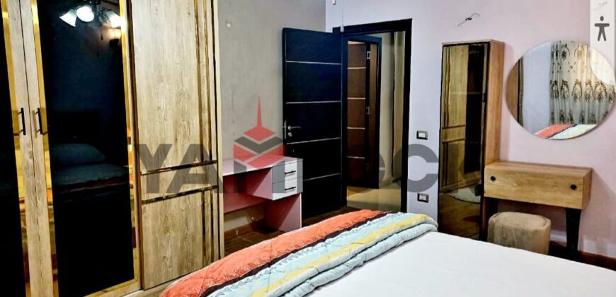 شقة 135 م² للايجار مفروش في يافع بن يزيد امتداد شارع شارل دي جول -الدقي