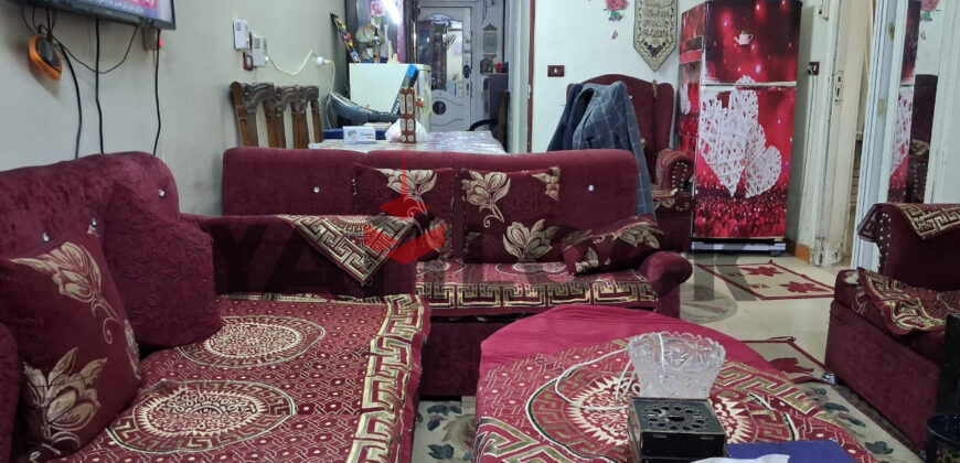 شقة 105 م² للبيع أخر شارع البن البرازيلي جسر السويس الألف مسكن