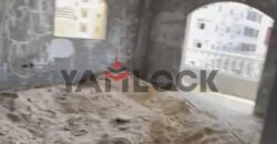 شقة 200 م² للبيع نصف تشطيب – إطلالة شارع جانبي في حدائق اكتوبر