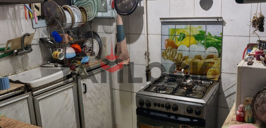 شقة 120 م² للبيع بجوار مستشفى الاهلي و قريبه من كفر عبده و المدخل علي الشارع الرئيسي