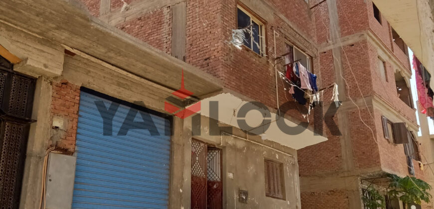 مبنى سكني 70 م² للبيع نصف تشطيب بشارع الحج قاسم – الخانكه