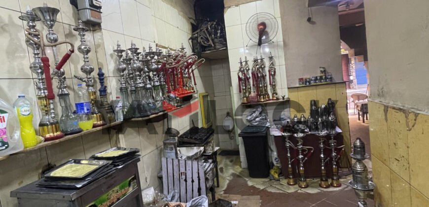 كافيتريا 65 م² للبيع في شارع القهوتين الرئيسي بجوار فتح الله جمله ماركت اول نمره من البحر