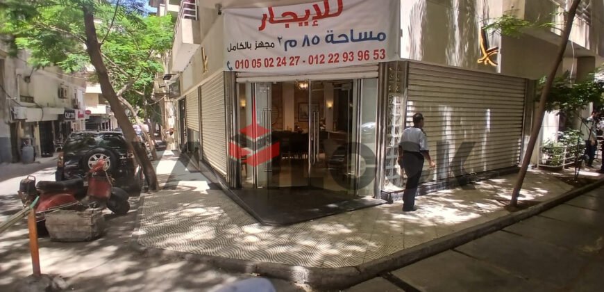 تجاري 85 م² للايجار بشارع الإسماعيلية- كفر عبده – اسكندرية