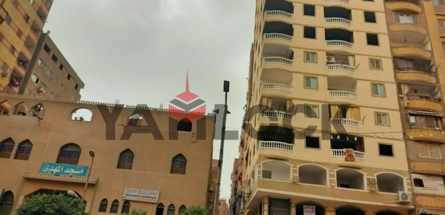 شقة 120 م² للبيع في برج المهدي شارع الاربعين الرئيسي من جسر السويس بجوار مسجد المهدي