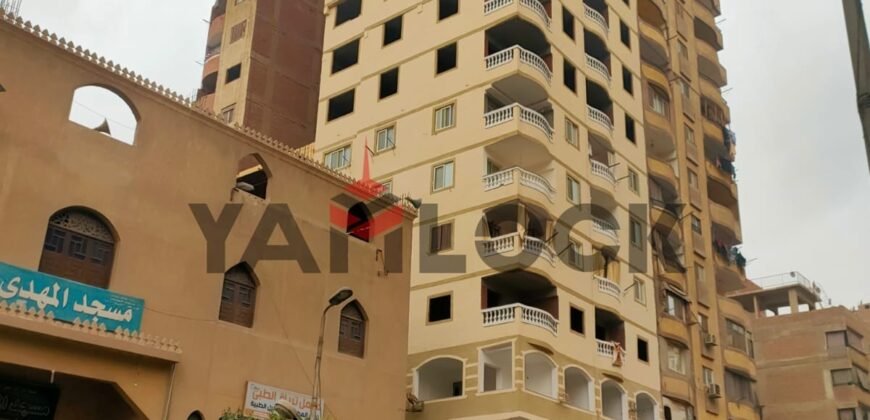 شقة 120 م² للبيع في برج المهدي شارع الاربعين الرئيسي من جسر السويس بجوار مسجد المهدي