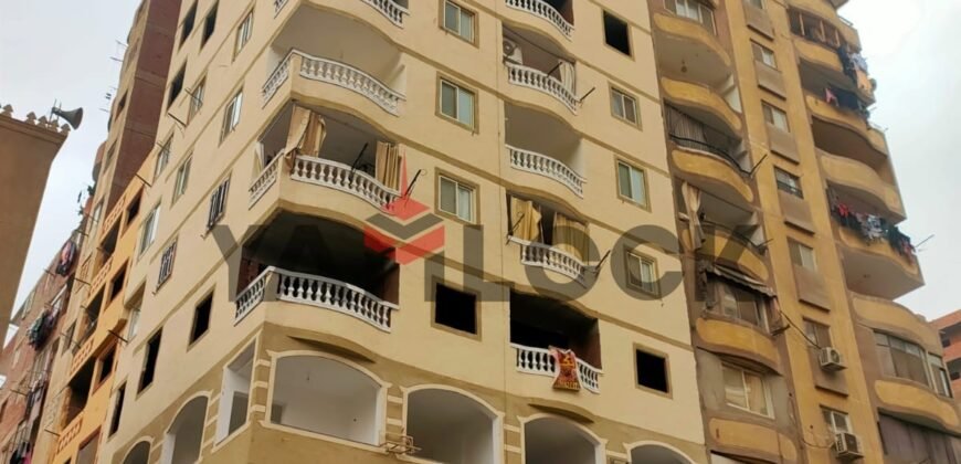 شقة 120 م² للبيع في برج المهدي شارع الاربعين الرئيسي من جسر السويس بجوار مسجد المهدي