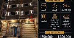 شقة 160 م² للبيع في الليبيني هرم خلف مدرسه سقاره شارع ممدوح وهبه برج الرحمن