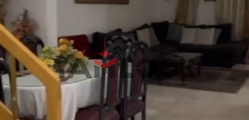 دوبلكس 200 م² للايجار مفروش تطل مباشرة على حديقه الميرلاند ومشتل الورد الهولاندي