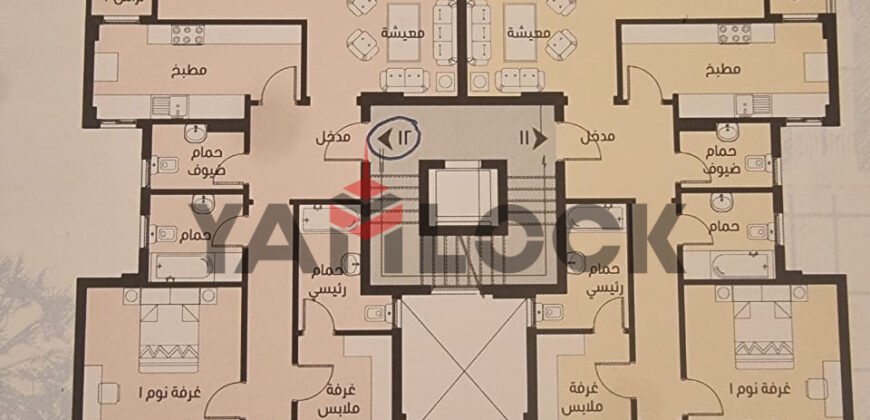 شقة 163 م² للبيع في مدينتي مجموعه 142 نموذج T07