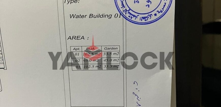 شاليه 108 م² للبيع في هاسيندا واتر – الساحل الشمالي