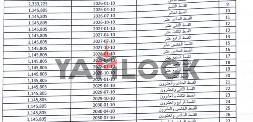 فيلا 325 م² للبيع في قرية مسايا الساحل الشمالي بسيدي عبد الرحمن