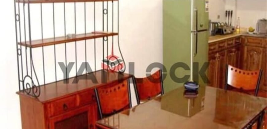 شاليه 120 م² للايجار مفروش بإطلالة جولف في مدينة العلمين الساحل الشمالي