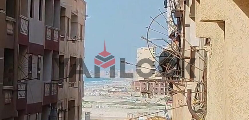 شقة 110 م² للبيع بشاطئ السلام الكيلو ٢١ العجمى تانى شارع من البحر – الاسكندرية