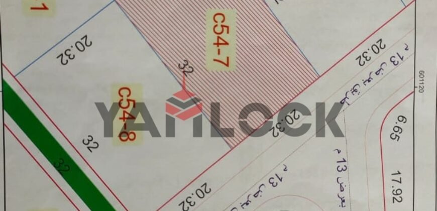 أرض 650 م² للبيع في وادي النيل جاردن – 6 أكتوبر