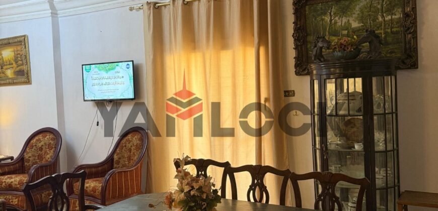 شقة 240 م² للايجار مفروشة في شارع الدكتور المحروقي – الجيزة