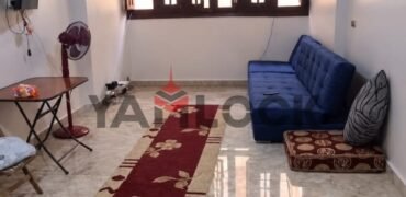 شقة 90 م²  للايجار مفروش خلف نادي الصيد القطاميه