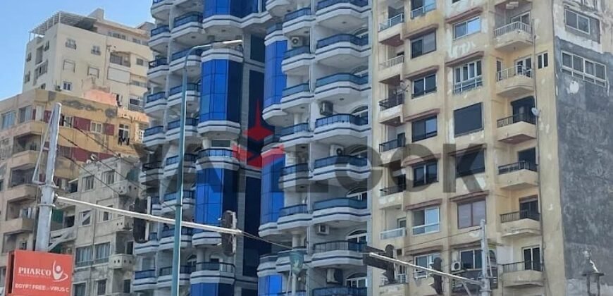 شقة 150 م² للايجار مفروشة في كليوباترا على البحر – الاسكندرية بكوباوند العدلي بلازا