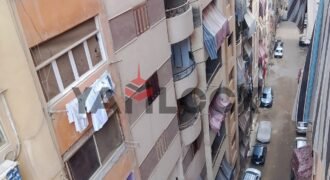 شقة 135 م² للبيع في شارع مسجد الرحمن جانبي من شارع سند عبد الحكيم بيرتي جسر السويس