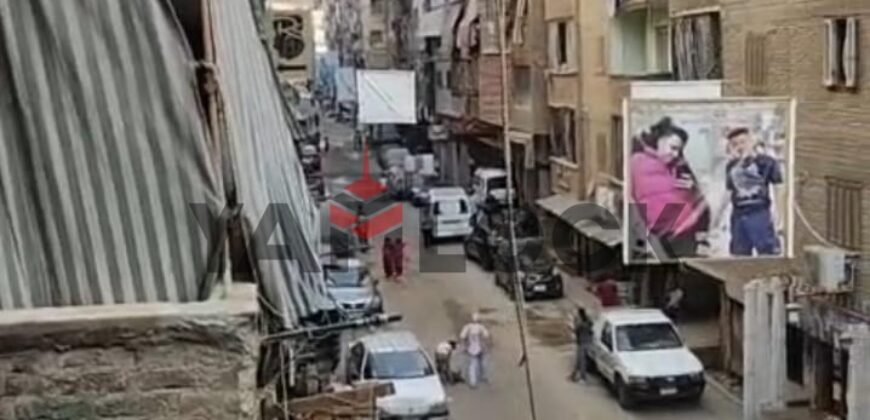 شقة 80 م² للبيع في عين شمس 36 شارع محمد عمر متفرع من شارع العشرين