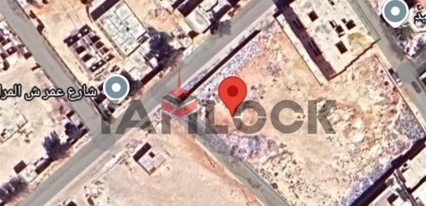 أرض 375 م² للبيع في مينا حشيش شارع علم الروم – مرسي مطروح