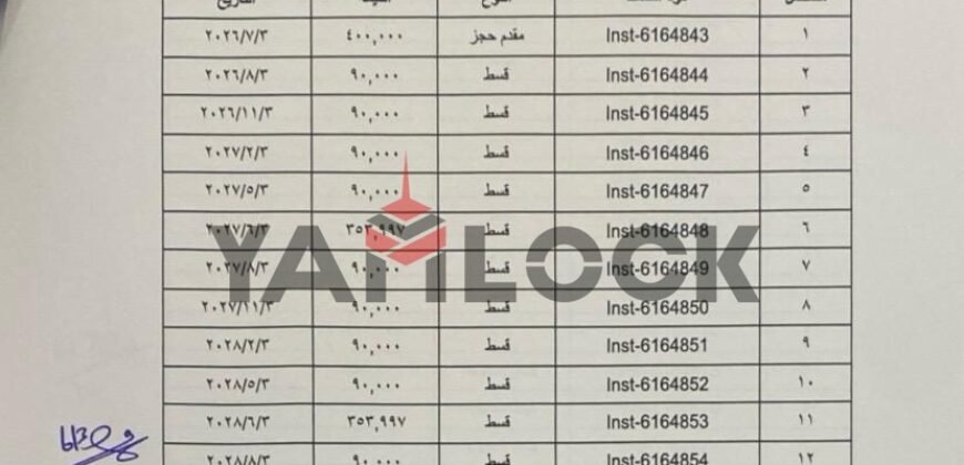 شقة 100 م² للبيع في كمبوند طلالة هليوبوليس الجديدة – مدينة بدر