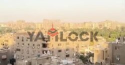 شقة 110 م² للايجار الشهري بحدائق القبه تقسيم الرقابه تطل على حدائق القصر