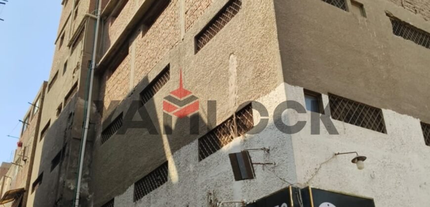مصنع 1470 م² للبيع في شارع الجامع متفرع من ترعه الشابورى عزبه سليم