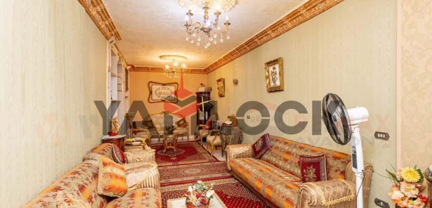 شقة 168 م² للبيع في شارع طيبه سبورتنج الاسكندرية