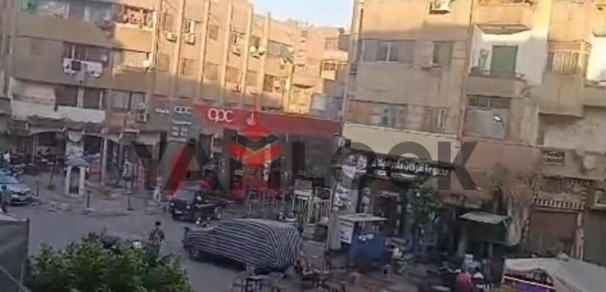 شقة 100 م² للبيع في روض الفرج شبرا شارع ابو فرج امام بنزينه التعاون